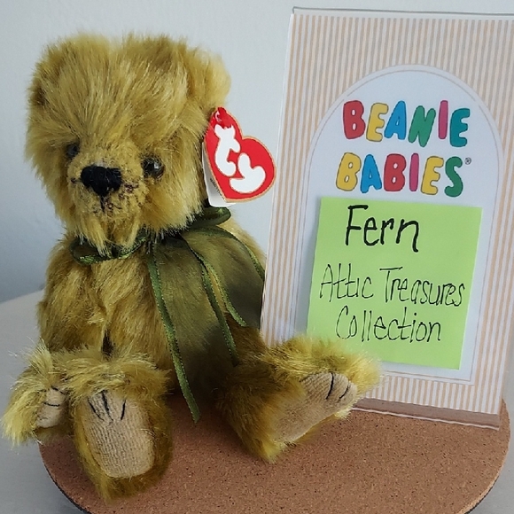 Ty Other - Ty Beanie Babies FERN THE BEAR Attic Treasures Collection 1993